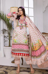 Mahnoor by Al Zohaib Embroidered Lawn Suit Unstitched 3 Piece (MEC-22-06)