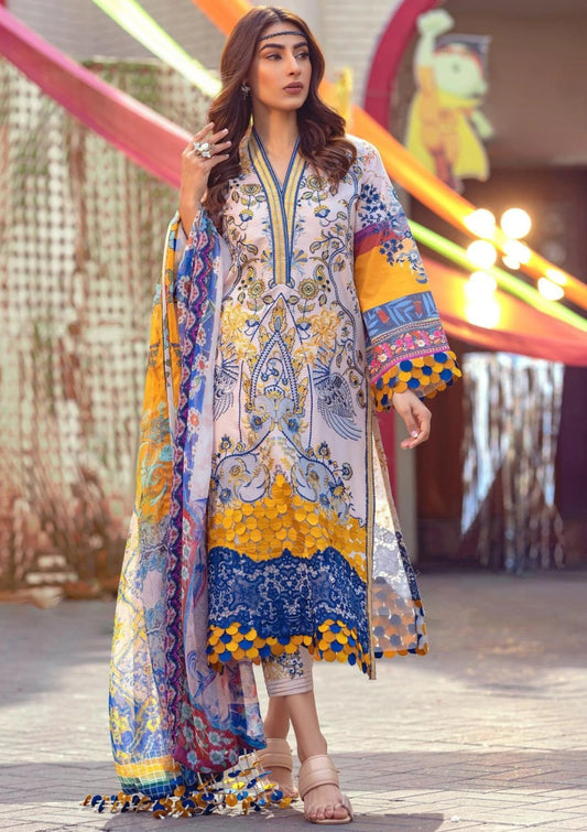 Lilibet By Asifa & Nabeel Embroidered Lawn Unstitched 3 Piece (SL-03) Camila