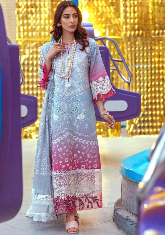 Lilibet By Asifa & Nabeel Embroidered Lawn Unstitched 3 Piece (SL-04) Leah