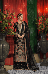 Asim Jofa Rasm Luxury Embroidered Organza Wedding Collection Unstitched 3 Piece AJR-16