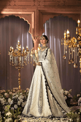 Asim Jofa Rasm Luxury Embroidered Organza Wedding Collection Unstitched 3 Piece AJR-06