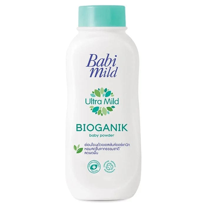 Babi Mild Ultra Mild Bioganik Baby Powder 180g