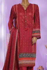 Bin Saeed 3 Piece Printed Stitched Suit