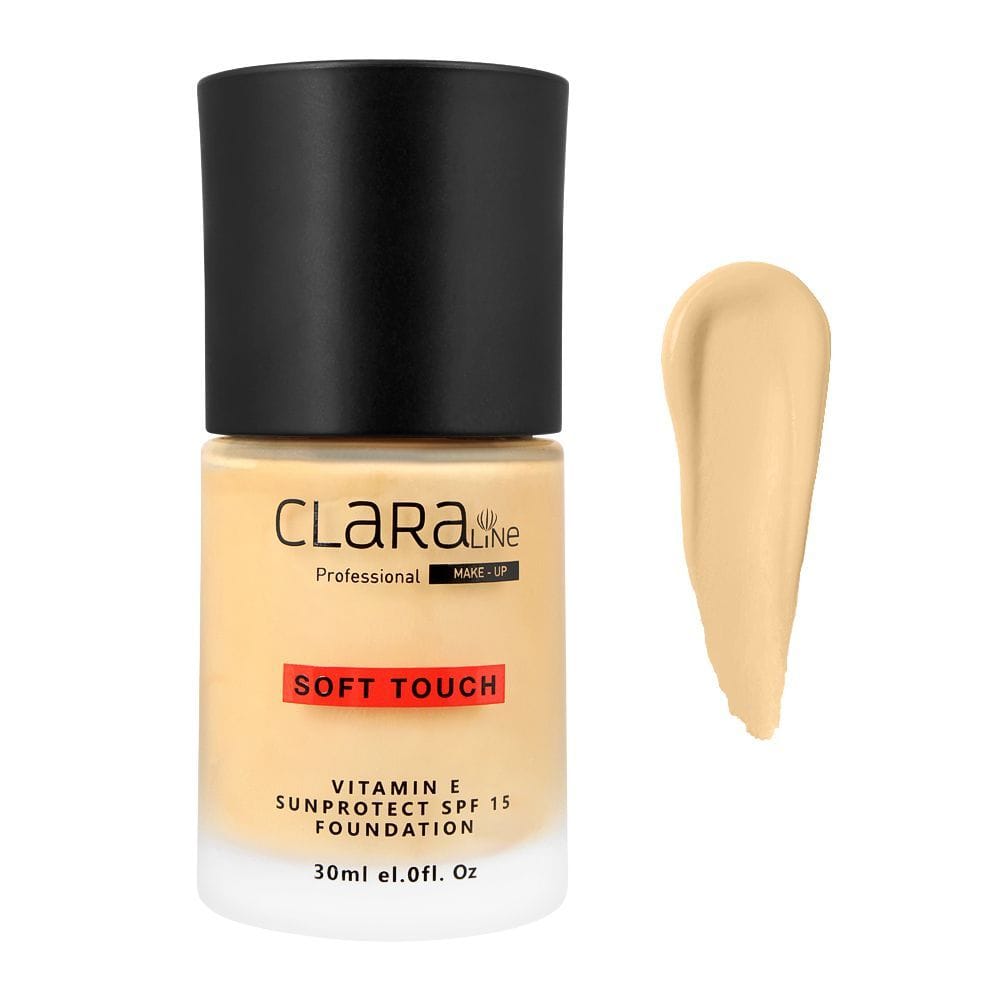 Claraline Professional Soft Touch SPF 15 Foundation, 01
