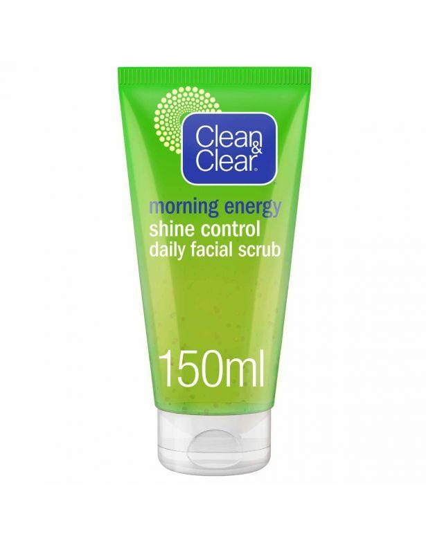 CLEAN & CLEAR, Daily Facial Scrub, Morning Energy, Shine Control, 150ml