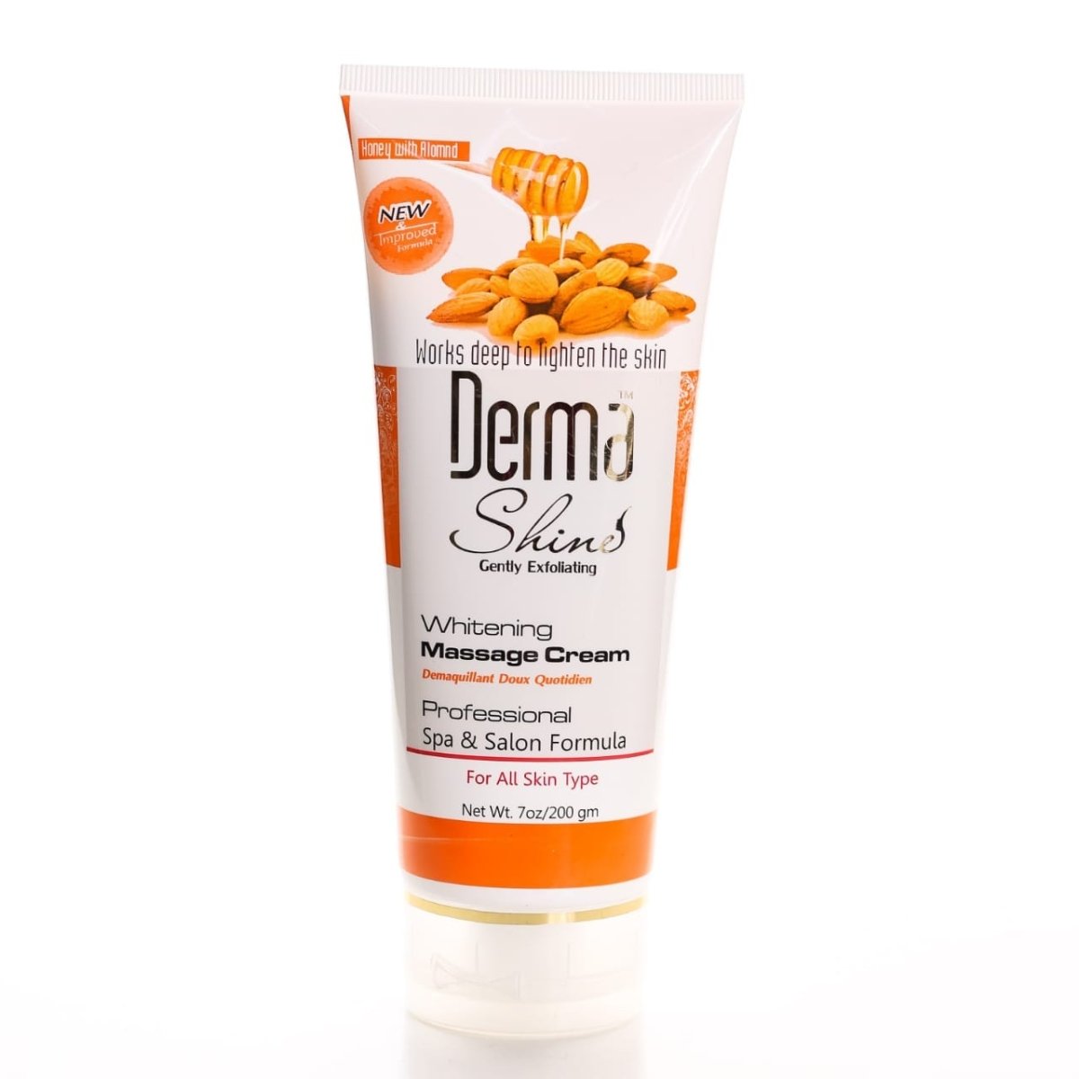 Derma Shine Pure Whitening Massage Cream with Honey And Almond 200gm