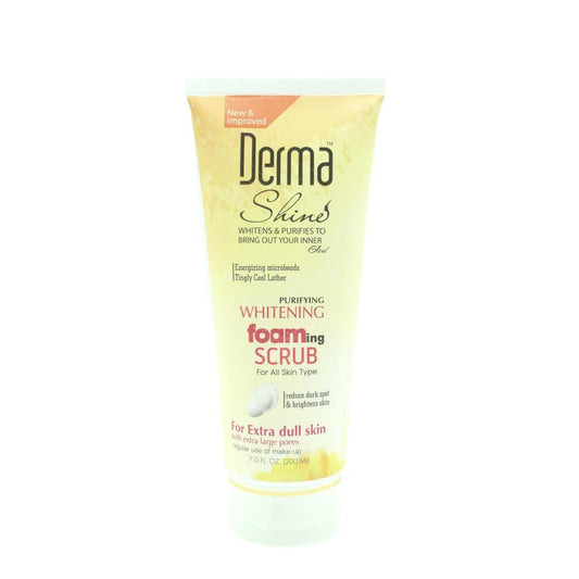Derma Shine- Whitening Foaming Scrub 200ml