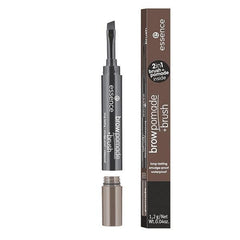 Essence Cosmetics Eyebrow pomade + brush - 04: Dark Brown | FinalChoice