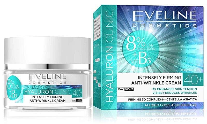 Eveline Hyaluron Instantly Firming Anti-Wrinkle Day And Night Cream 40+ 50ml
