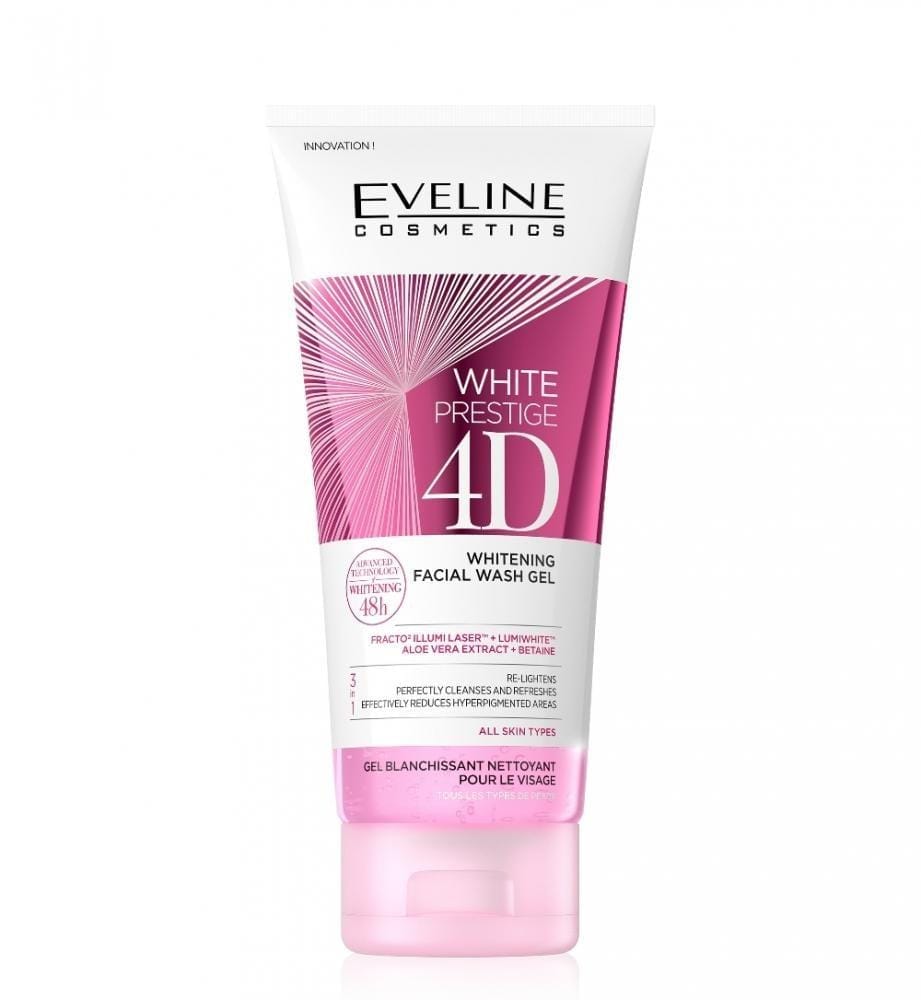 Eveline White Prestige 4D Whitening Facial Wash Gel 200ml
