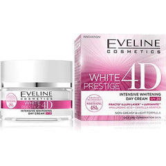 Eveline Cosmetics White Prestige 4D Whitening Day Cream 50ml with free Micellar Water