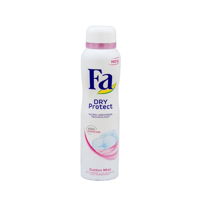Fa Dry Protect Cotton Mist Scent Antiperspirant Spray, 200ml