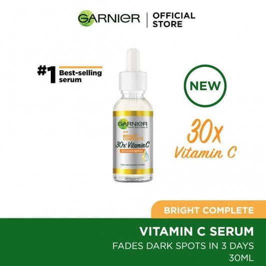 Garnier Bright Complete Vitamin C Booster Serum 30 ML - Contains Niacinamide
