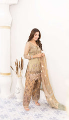 Khuda Baksh - Z 216 - Olive Green - 3 Piece Ready To Wear Suit