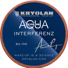 Kryolan Aquacolor Interferenz Wet Makeup- Copper