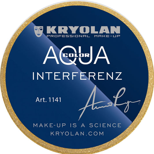 Kryolan Aquacolor Interferenz Wet Makeup- Gold