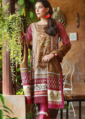 Ladies Un-Stitch LSM Mahapaykar Embroidered Viscose Collection (ME-9903-A)
