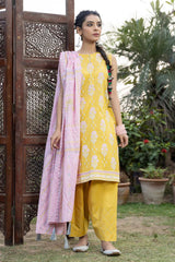Dareechay By Lakhany Printed Lawn Unstitched 3 Piece (DPC-3003)