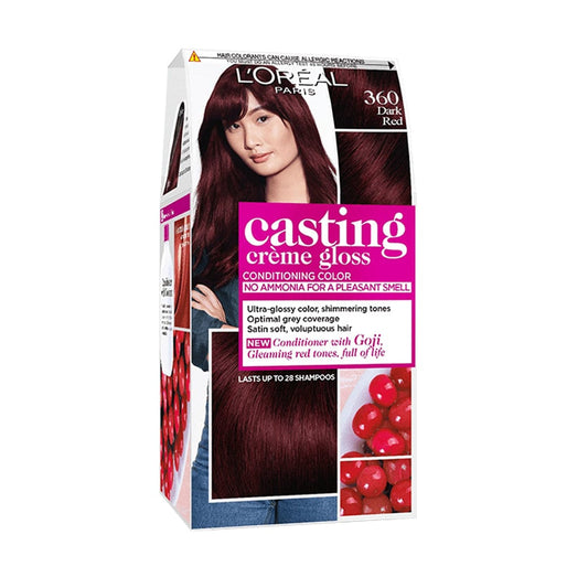 L'Oreal- Paris Casting Creme Gloss - 360 Dark Red Hair Color