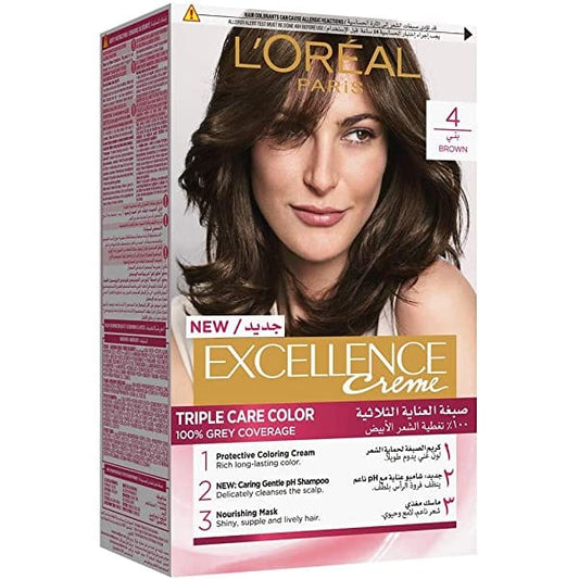 L'Oreal Paris Excellence Hair Color Brown Chatain 4
