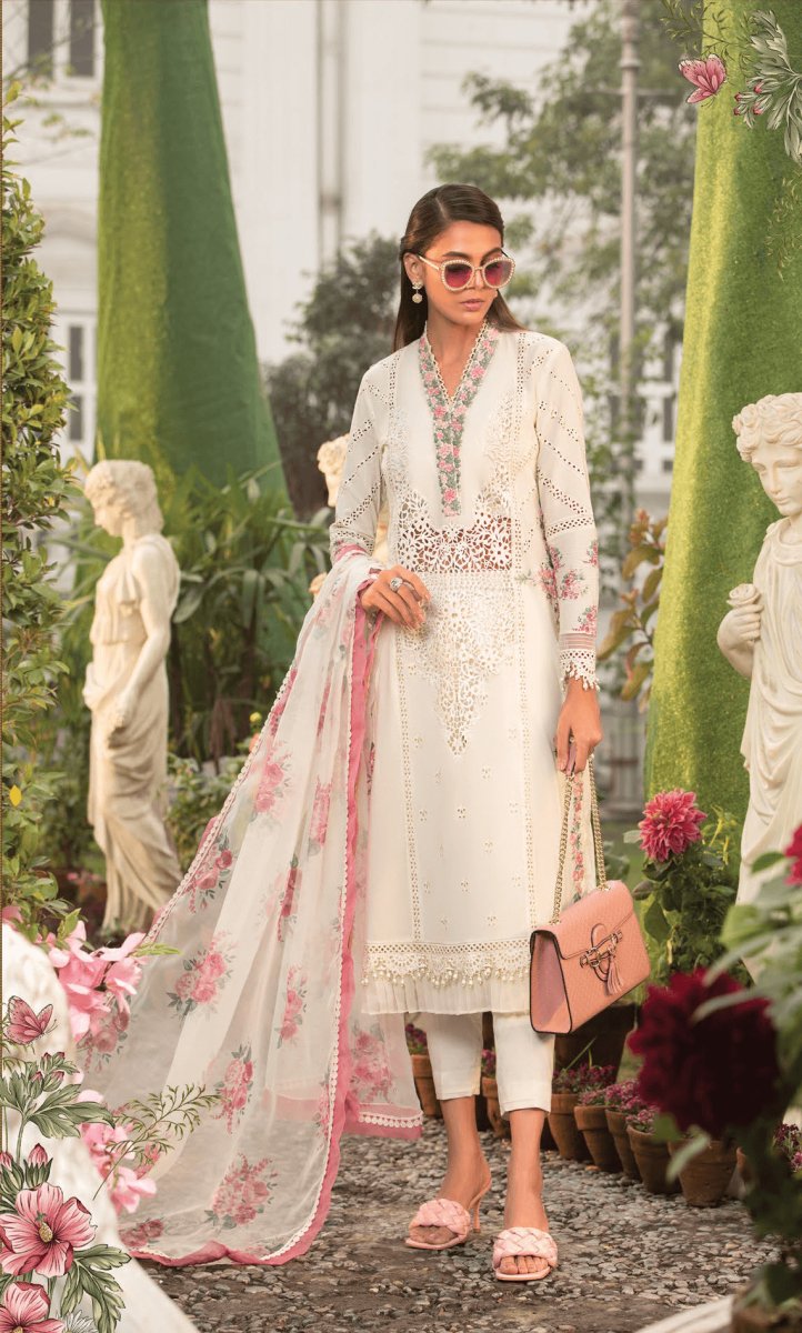 Maria.B. Unstitched Luxe Lawn "Mein Teri Aan" SS'22 D#12A