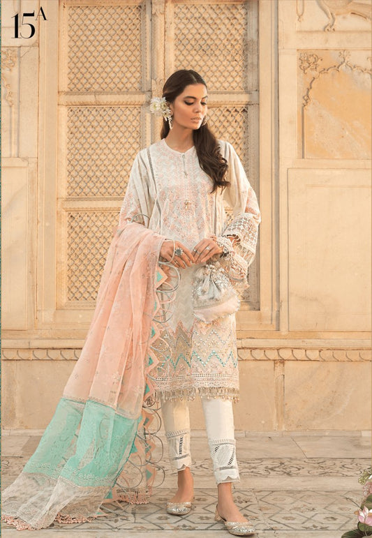 Maria.B. Unstitched Luxe Lawn "Mein Teri Aan" SS'22 D#15A