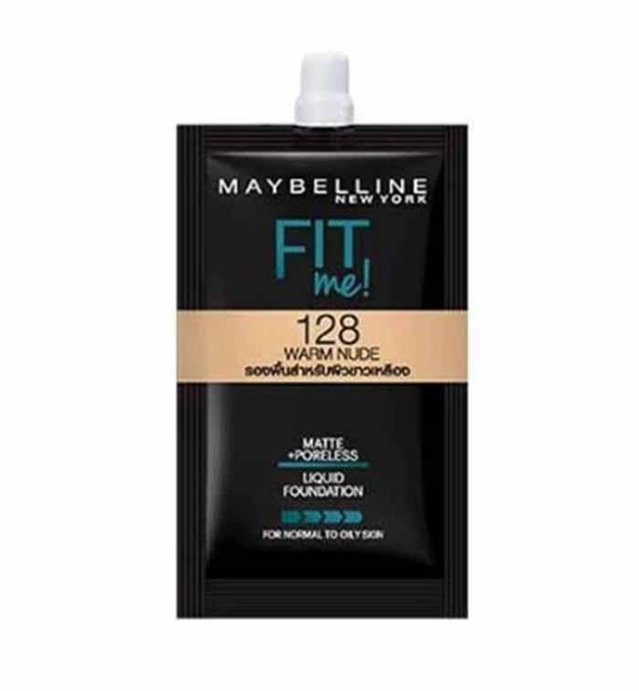 Maybelline New York Fit Me Foundation 128 Warm Nude Sachet 5 ml