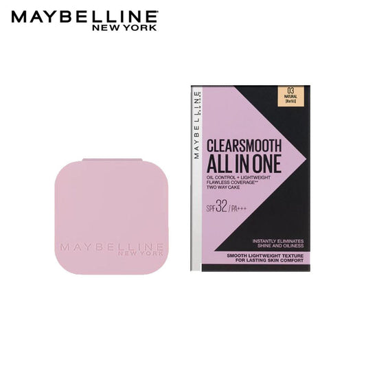Maybelline Clear Smooth All in One Powder Foundation - 03 - Natural (Refill)