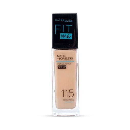 Maybelline New Fit Me Matte + Poreless Liquid Foundation SPF 22 - 115 Ivory