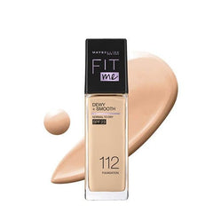 Maybelline New York- Fit Me Dewy + Smooth Liquid Foundation 112