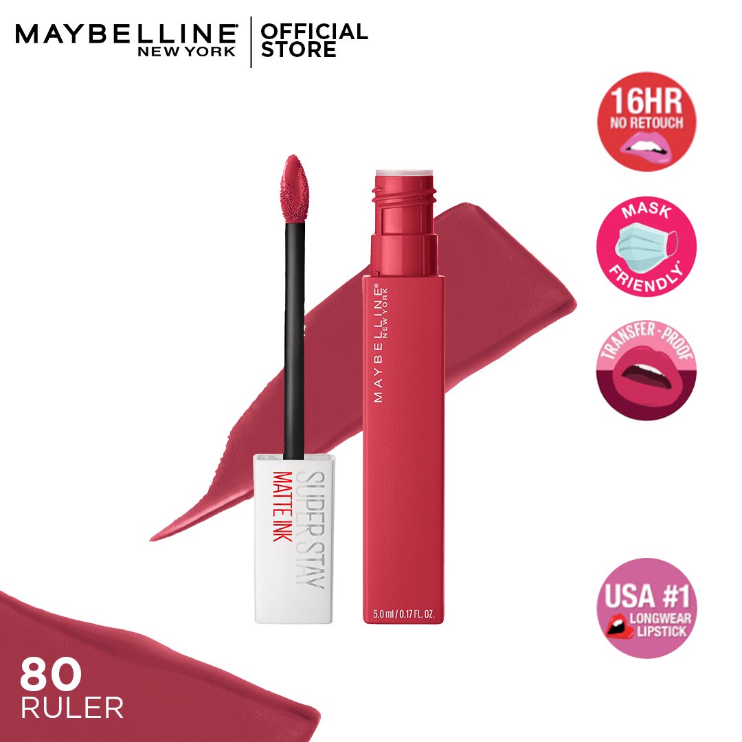 Maybelline Superstay Matte Ink Liquid Lipstick -80 - Ruler