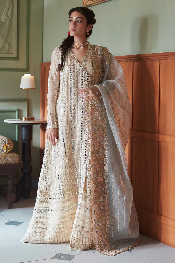 KAMDAANI By Mushq Embroidered Organza 3 Piece Unstitched Suits AAIMA