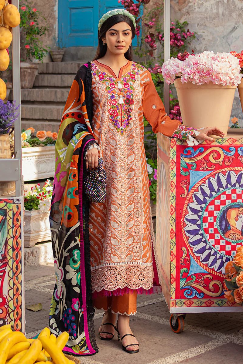 Hemline by Mushq Embroidered Lawn Suits Unstitched 3 Piece Vivana