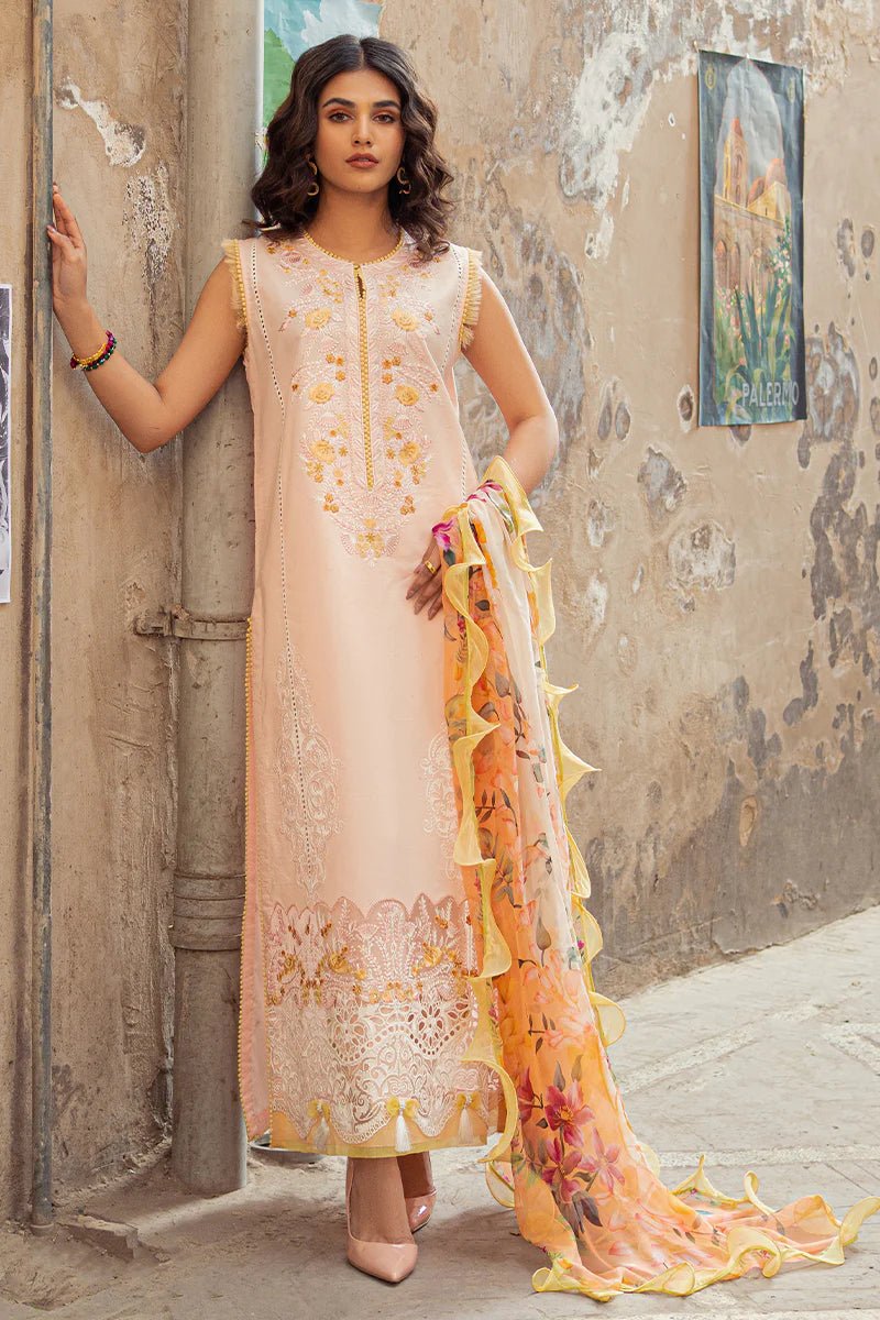 Hemline by Mushq Embroidered Lawn Suits Unstitched 3 Piece Natalia