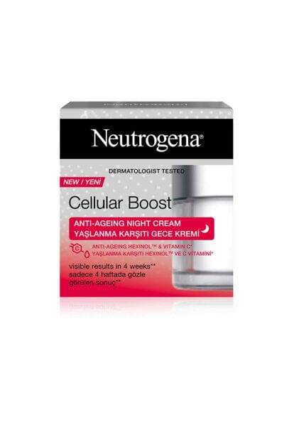 Neutrogena Face Night Cream Cellular Boost Anti-Ageing Moisturizer 50ml