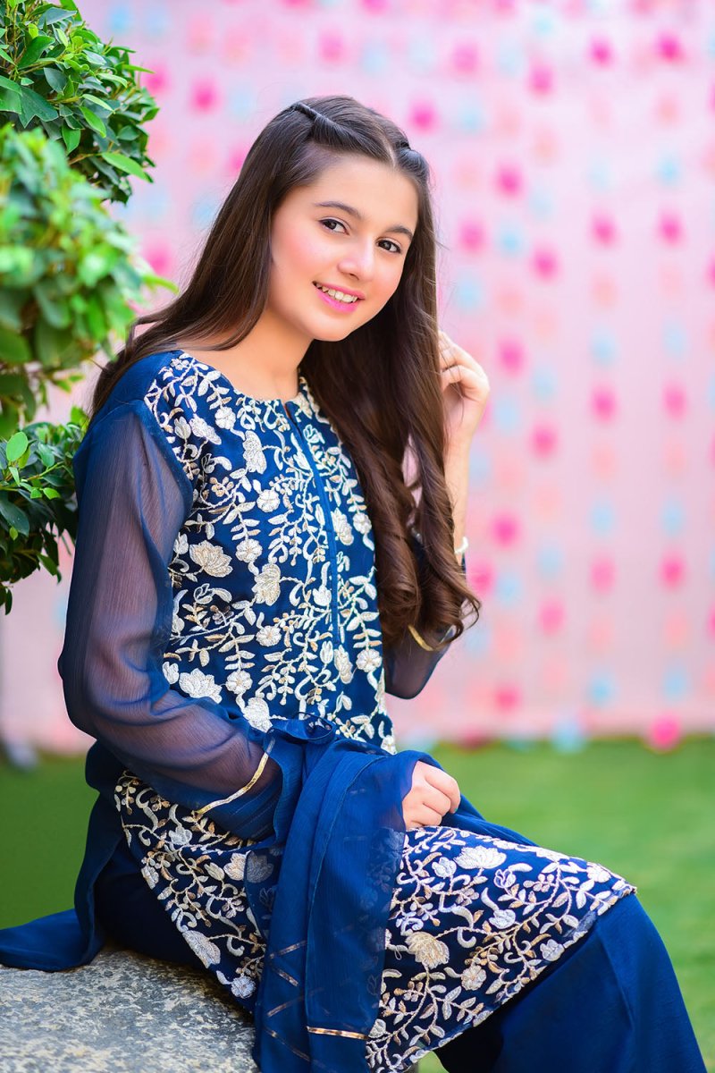 Chiffon Embroidered 3 Pc Suit
