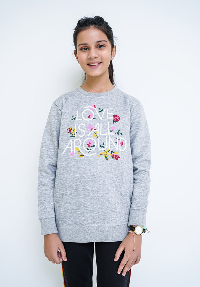 Fleece Printed Sweatshirt