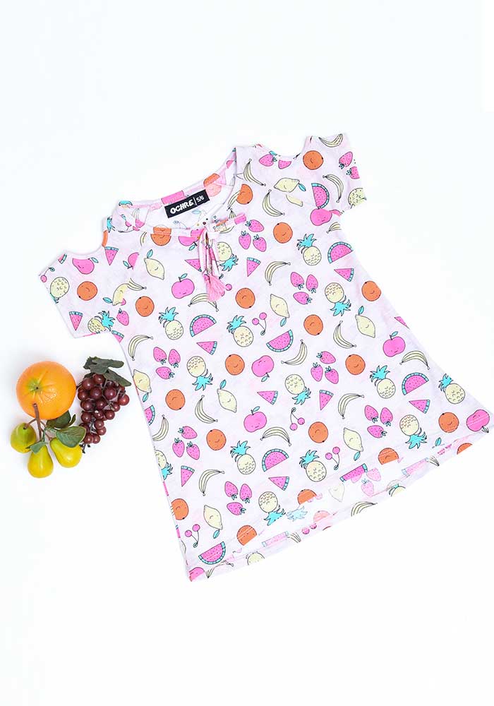 Cotton Stretch Jersey Printed Top