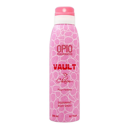 Opio Vault De Charm Deodorant Body Spray, For Women, 200ml