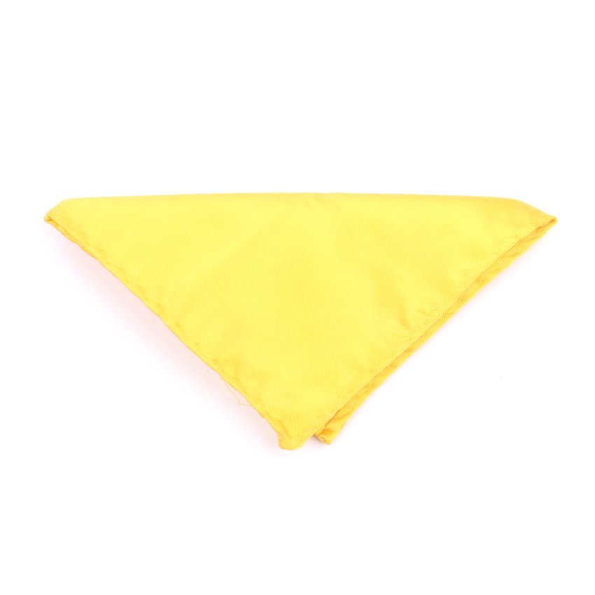 Men's Pocket Square Yellow