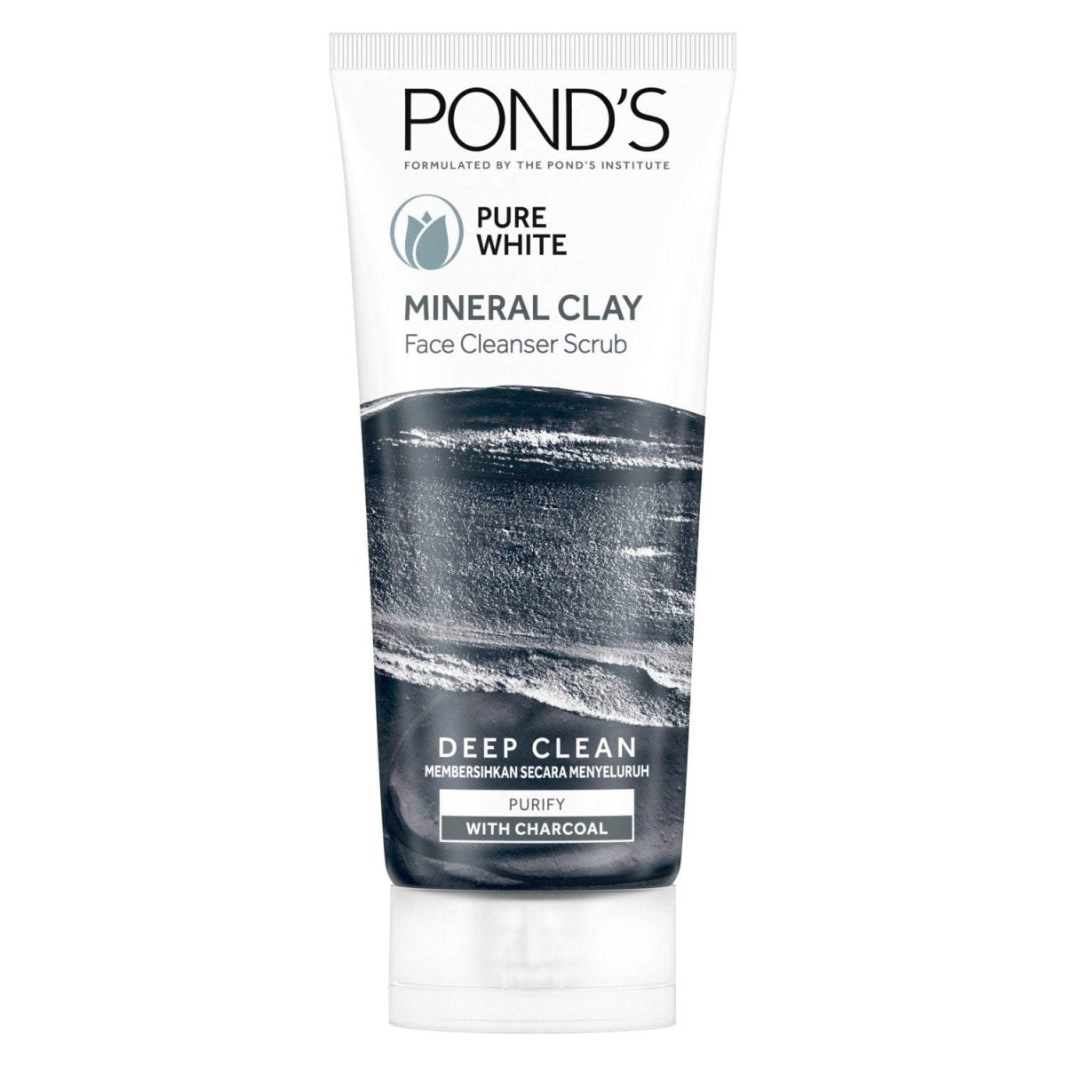 Ponds Pure White Mineral Clay Face Cleanser Scrub 90g