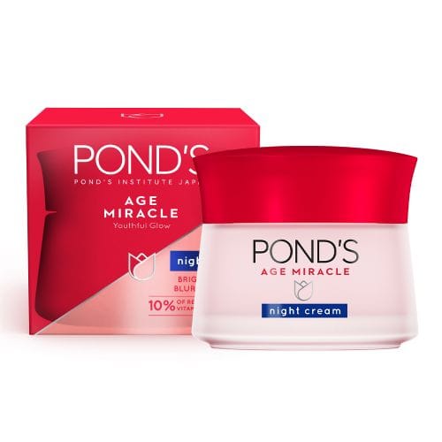 Ponds Age Miracle Youthful Glow Night Care Cream - 50ml