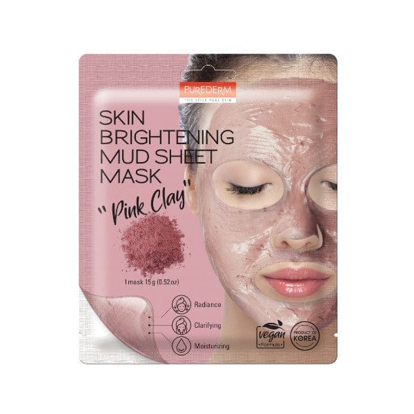 PUREDERM - Skin Brightening Mud Sheet Mask