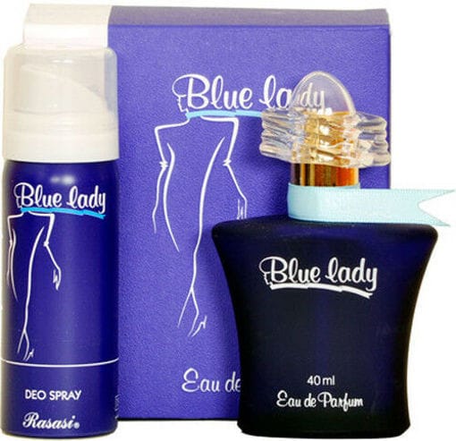 Al Rasasi Blue Lady EDP For Women 50ml + Deo Spray 40ml