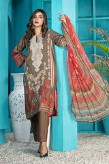 Ladies Un-Stitch Rashid Textile Diya Digital Embroidered Viscose 5480