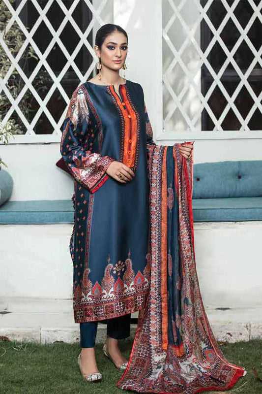 Ladies Un-Stitch Rashid Textile Marine Silk Luxury Collection 5635