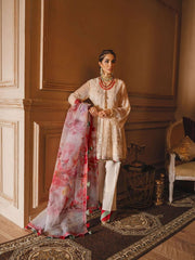 Ladies Un-Stitch Sanaya Luxury Chiffon Gul Bano (GB-010 SHAHARBANO)