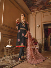 Ladies Un-Stitch Sanaya Luxury Chiffon Gul Bano (GB-007 BAGHBAN)