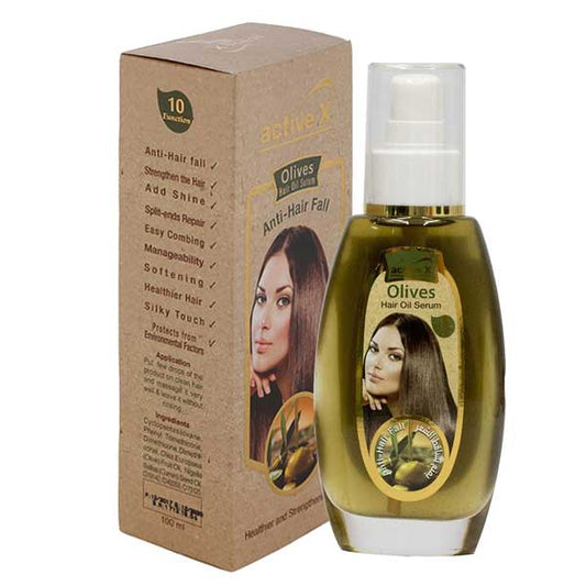 Silky Cool Active X Hair Oil Serum-Olives 100ml