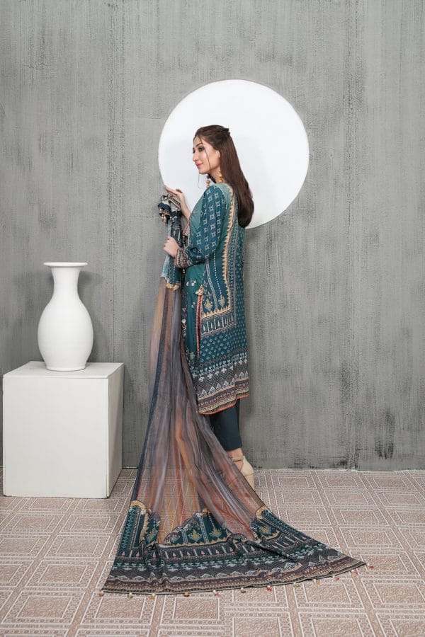 AYNUR by Tawakkal Unstitched Digital Print Embroidered Lawn Collection D-6896